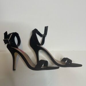 Betsey Johnson Black Stiletto Heels Elegant Design